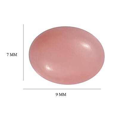 Peruvian Pink Opal (Oval 9x7 mm) 1.35 ctw Loose Gemstone
