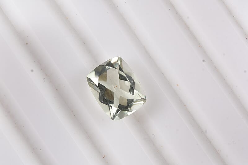 Montezuma Prasiolite (Cush 10x8mm) 2.88 ctw  Loose Gemstone
