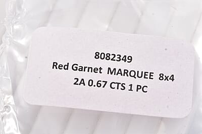 AA Mozambique Garnet (Mrq 8x4 mm) 0.67 ctw Loose Gemstone