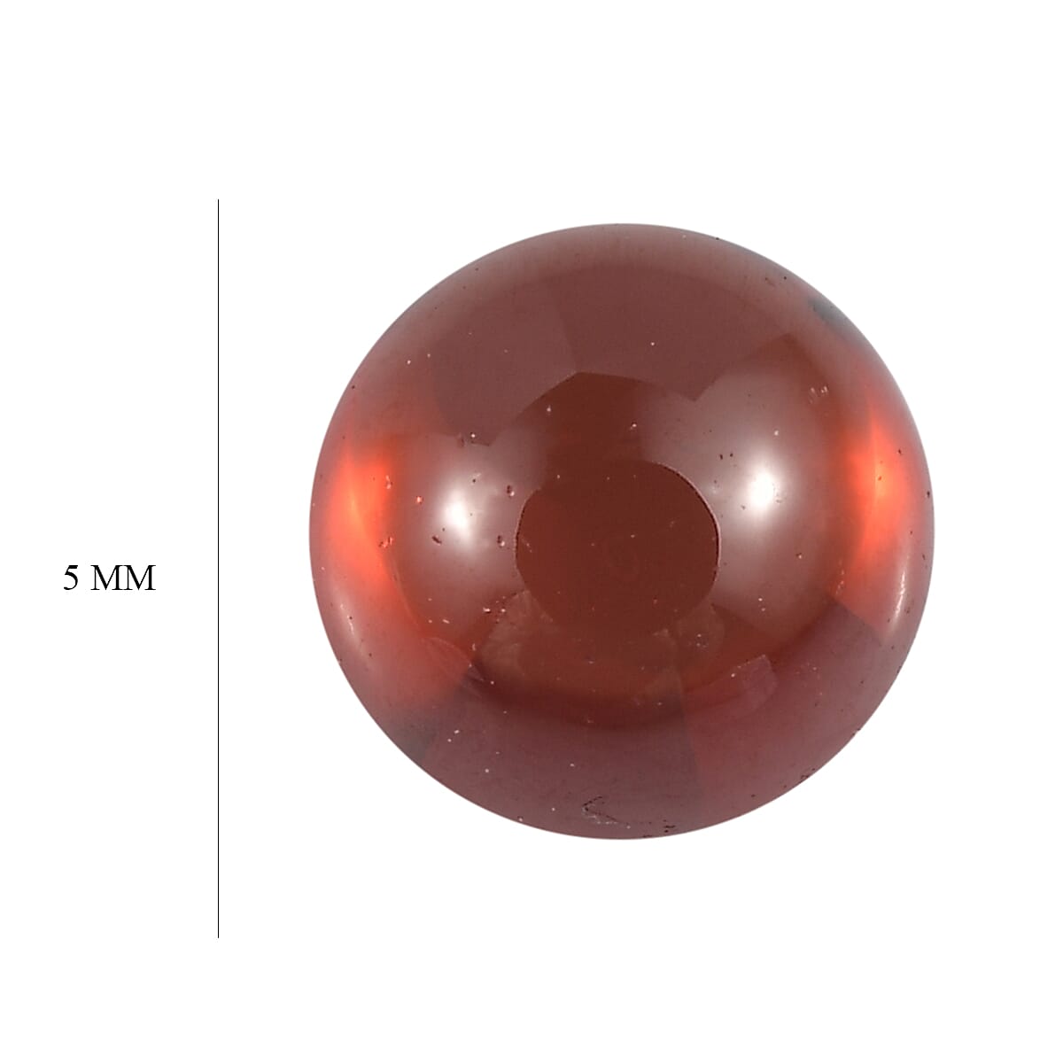 Mozambique Garnet (Rnd 5 mm) 0.75 ctw Loose Gemstone image number 4