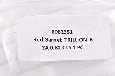AA Mozambique Garnet (Trl 6 mm) 0.82 ctw Loose Gemstone