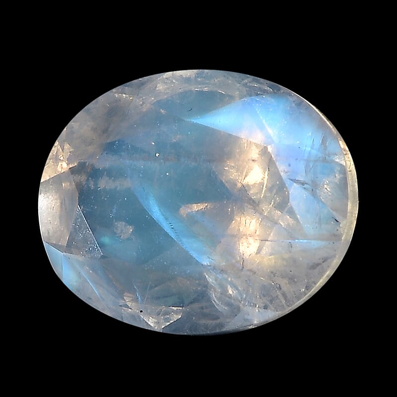 Rainbow Moonstone (Oval 10x8 mm) 2.26 ctw Loose Gemstone