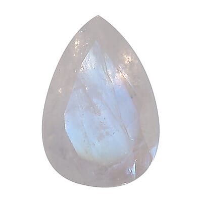 Set of 2 Rainbow Moonstone (Pear 6x4 mm) 0.68 ctw Loose Gemstone