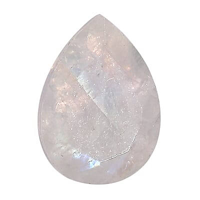 Set of 2 Rainbow Moonstone (Pear 7x5 mm) 1.04 ctw Loose Gemstone