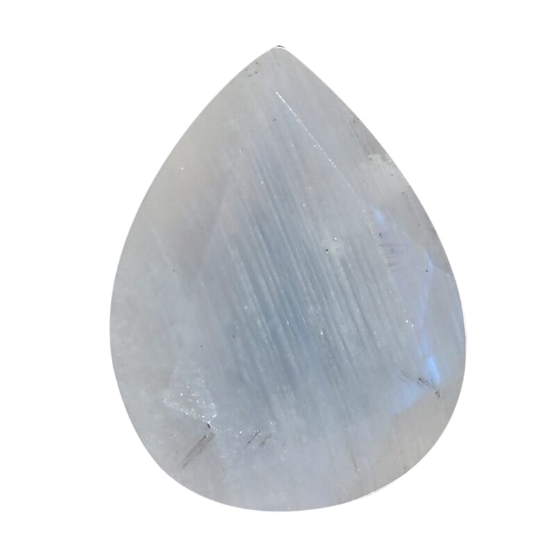 AA Rainbow Moonstone (Pear 9x7 mm) 1.41 ctw Loose Gemstone