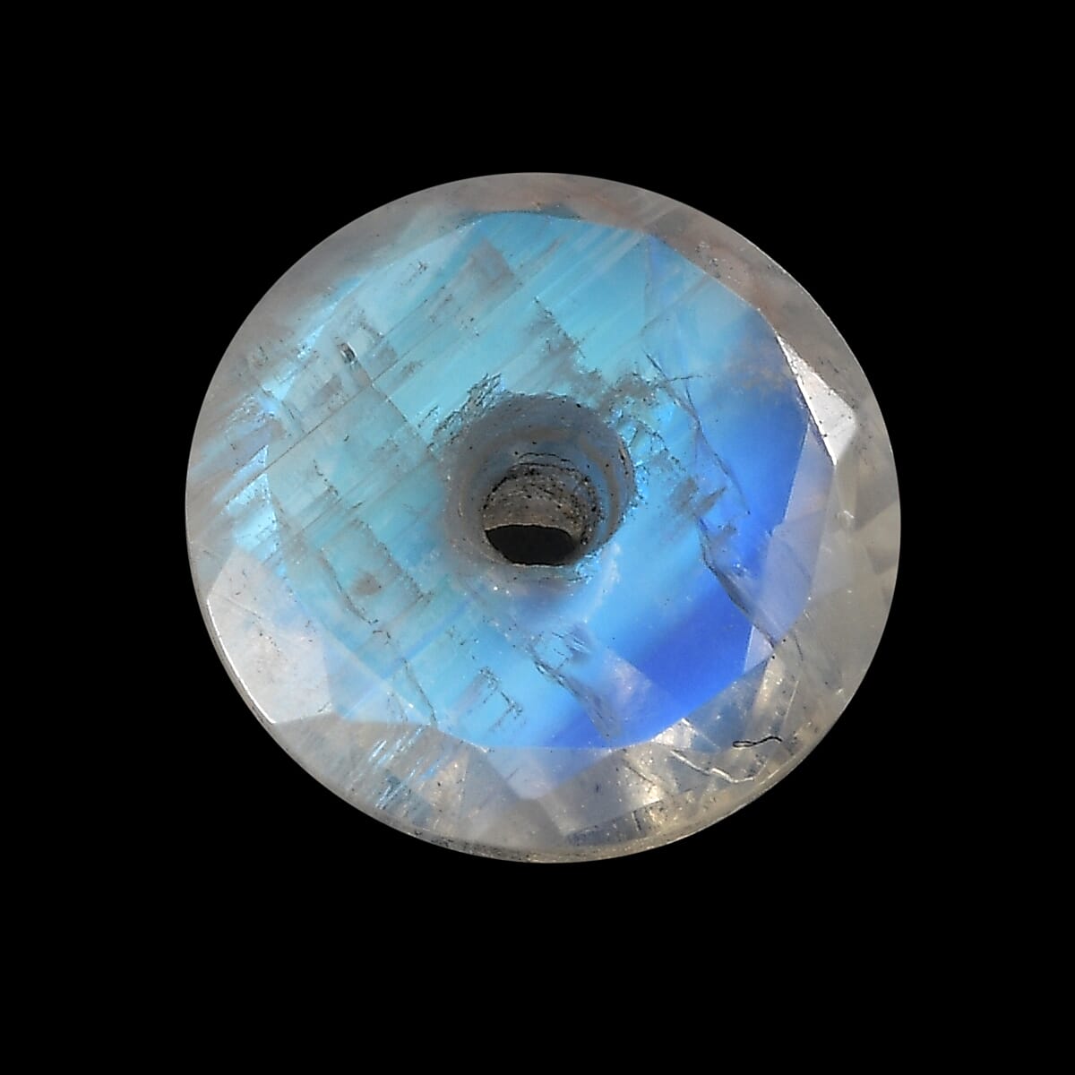 AA Rainbow Moonstone (Rnd 8 mm) 1.58 ctw Loose Gemstone