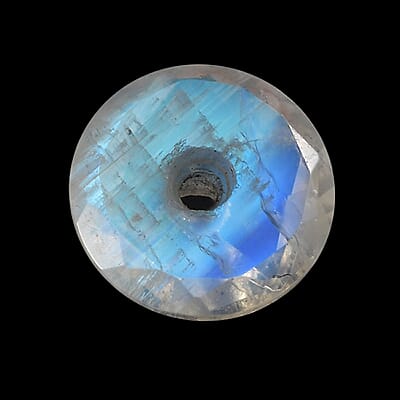 AA Rainbow Moonstone (Rnd 8 mm) 1.58 ctw Loose Gemstone