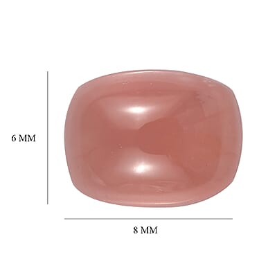 Rhodochrosite (Cush 8x6mm) 1.85 ctw Loose Gemstone