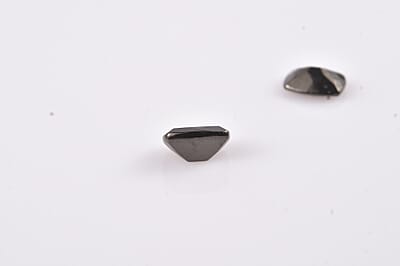 Set of 2 Elite Shungite (Cush 7x5 mm) 0.95 ctw Loose Gemstone