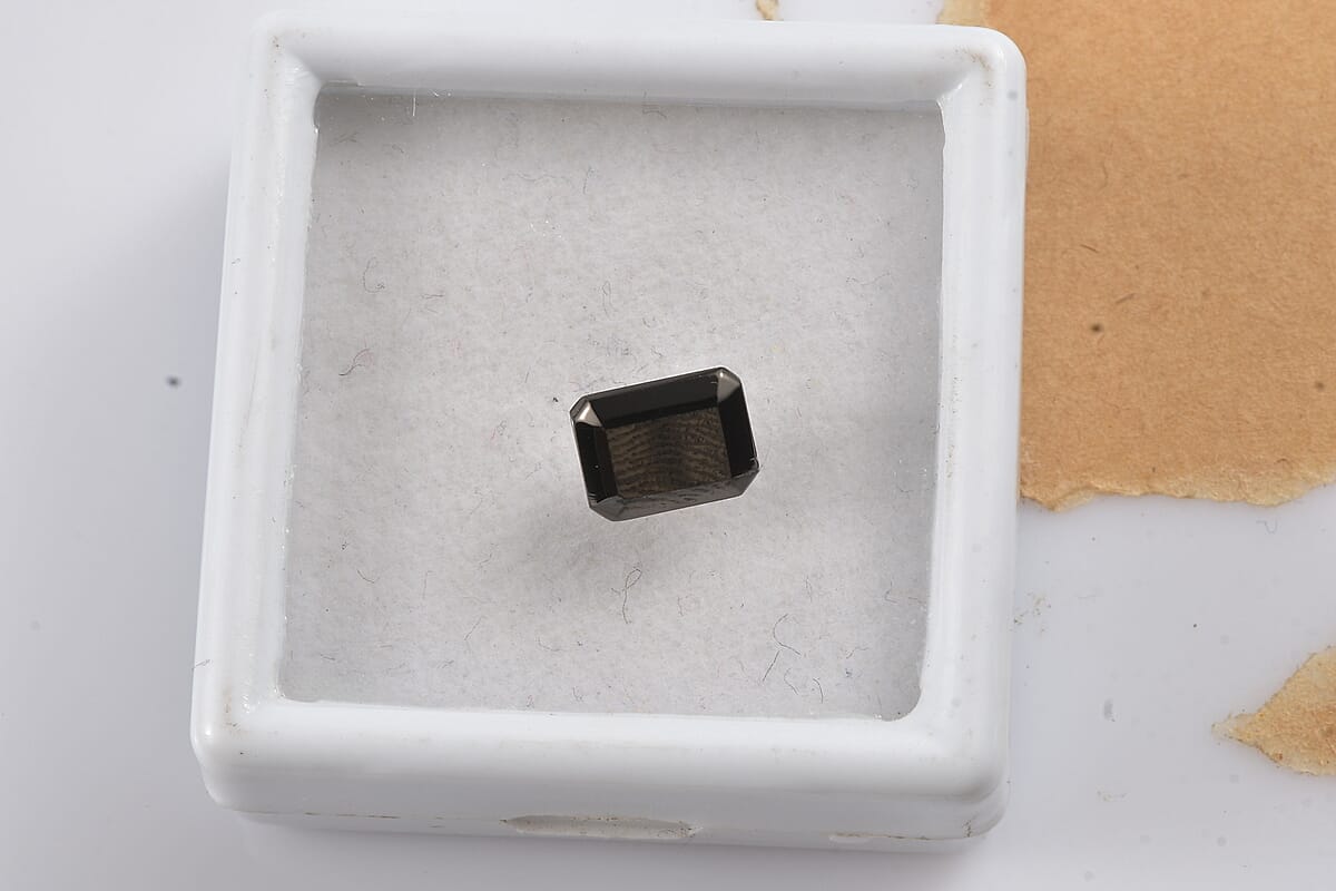 Elite Shungite (Oct 9x7 mm) 1.18 ctw Loose Gemstone image number 2