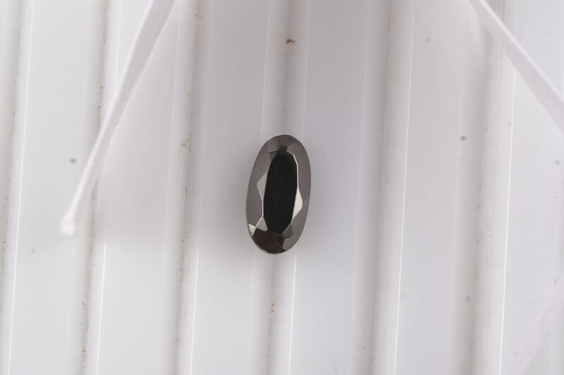 Elite Shungite (Oval 10x5 mm) 0.70 ctw Loose Gemstone