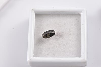 Elite Shungite (Oval 10x5 mm) 0.70 ctw Loose Gemstone