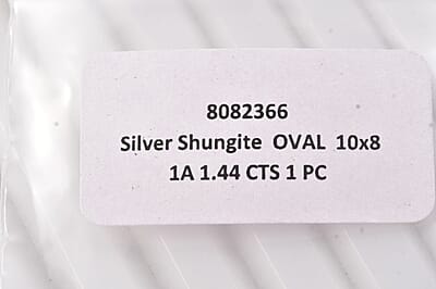 Elite Shungite (Oval 10x8 mm) 1.44 ctw Loose Gemstone