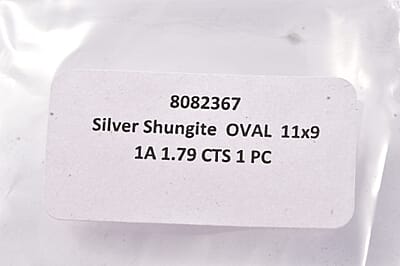 Elite Shungite (Oval 11x9 mm) 1.79 ctw Loose Gemstone
