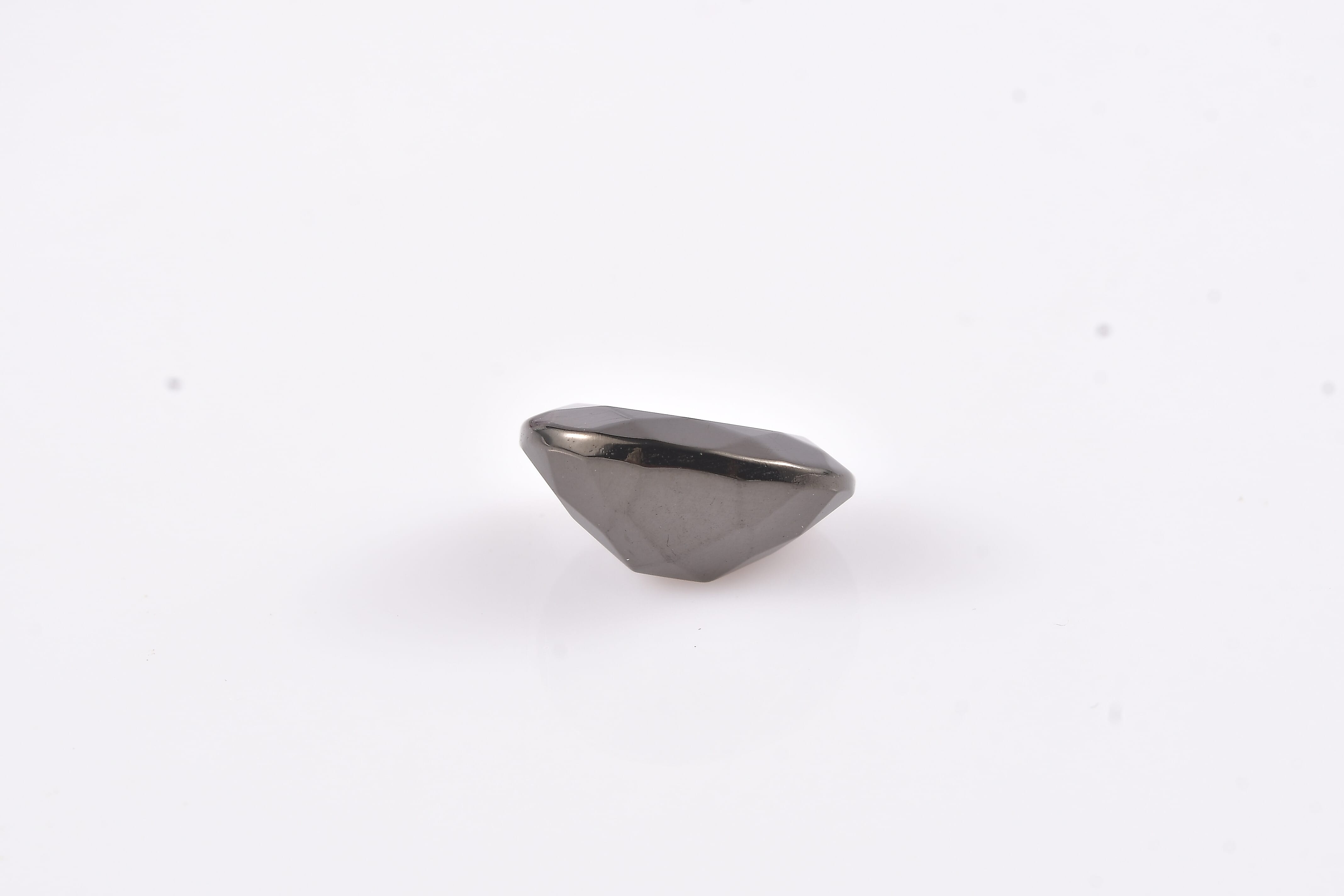 Elite Shungite (Oval 12x10 mm) 2.48 ctw Loose Gemstone