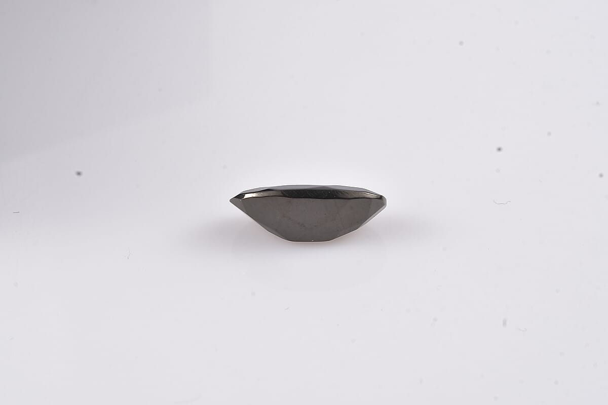Elite Shungite (Oval 12x6 mm) 1.16 ctw Loose Gemstone image number 1