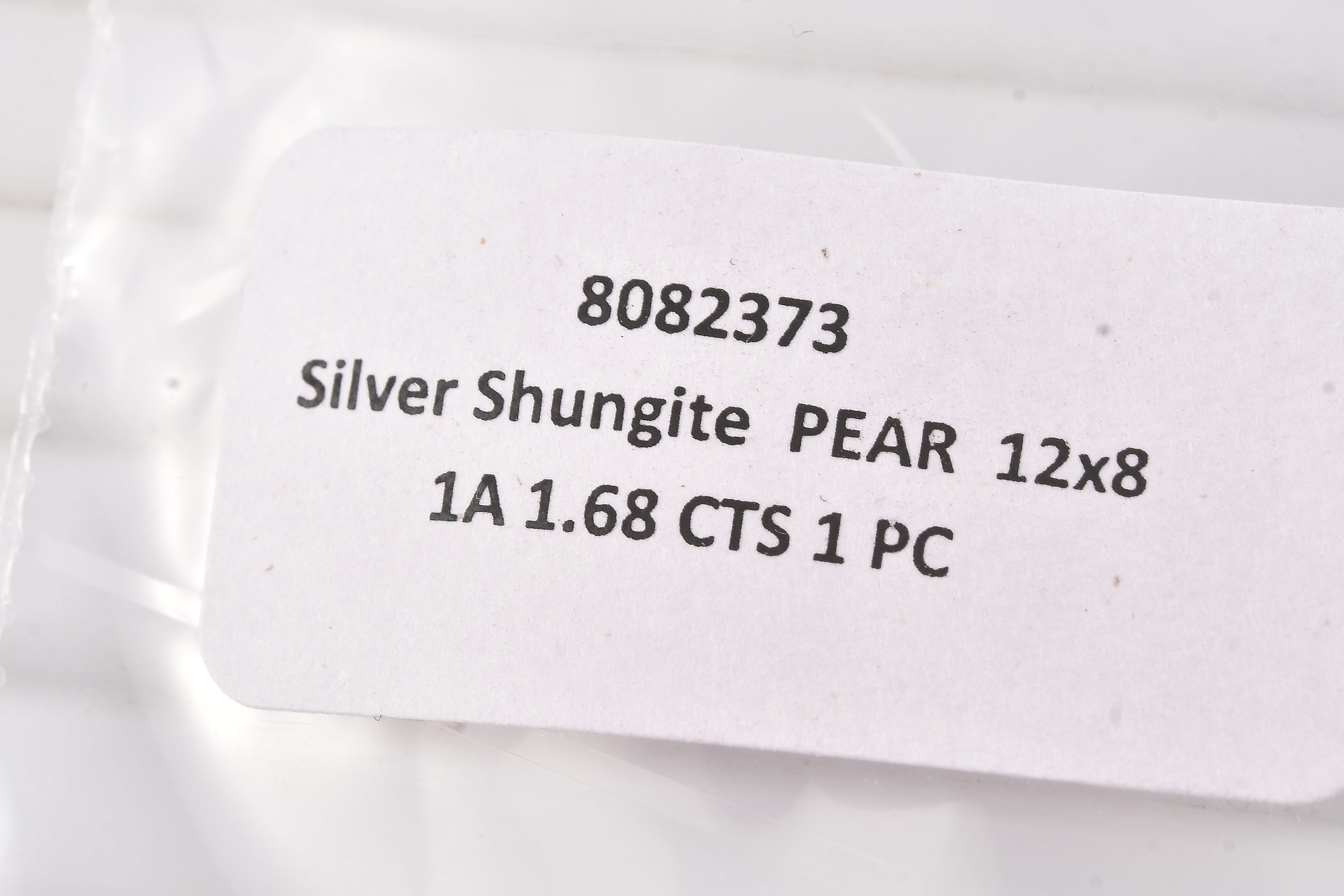 Elite Shungite (Pear 12x8 mm) 1.68 ctw Loose Gemstone