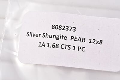 Elite Shungite (Pear 12x8 mm) 1.68 ctw Loose Gemstone