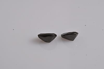 Set of 2 Elite Shungite (Pear 7x5 mm) 0.67 ctw Loose Gemstone