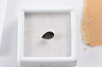 Elite Shungite (Pear 9x6 mm) 0.57 ctw Loose Gemstone