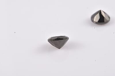 Set of 2 Elite Shungite (Rnd 7 mm) 1.47 ctw Loose Gemstone