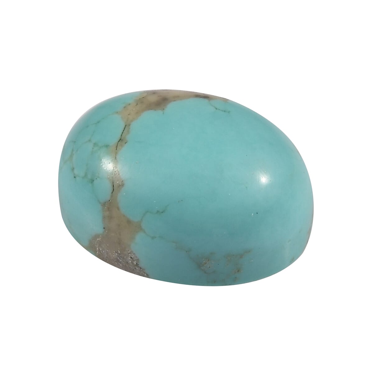 Royston Turquoise (Ovl 9x7mm) 1.56 ctw Loose Gemstone image number 2