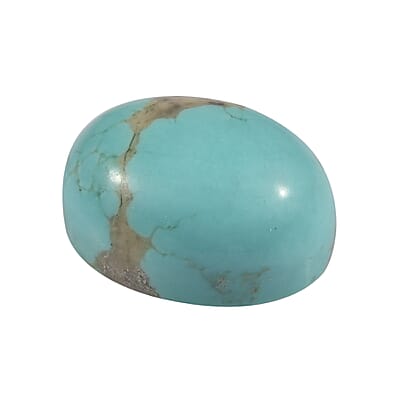 Royston Turquoise (Ovl 9x7mm) 1.56 ctw Loose Gemstone