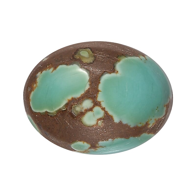 Sierra Nevada Turquoise (Ovl 8x6 mm) 1.10 ctw Loose Gemstone