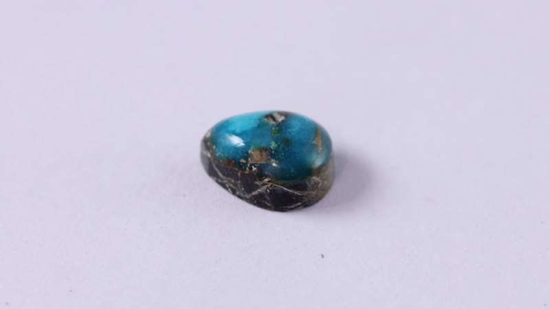 Sierra Nevada Turquoise (Pear 8x6 mm) 1.05 ctw Loose Gemstone