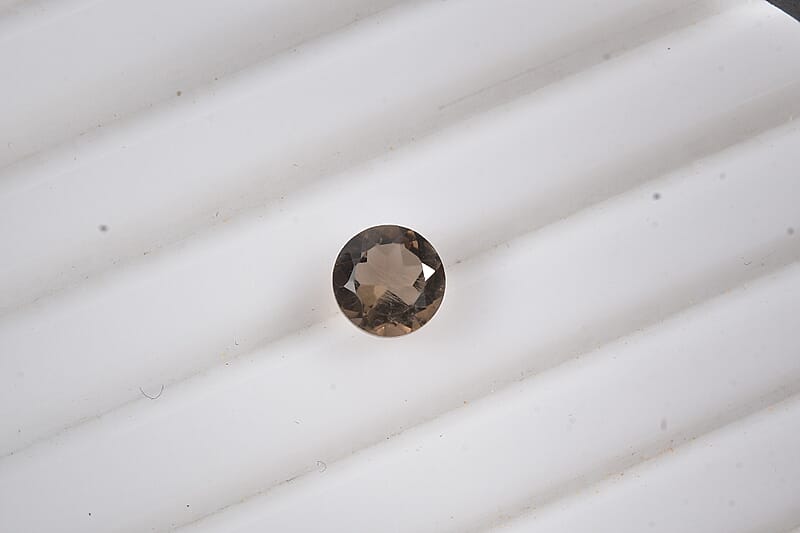 Smoky Quartz (Rnd 7 mm) 0.95 ctw Loose Gemstone