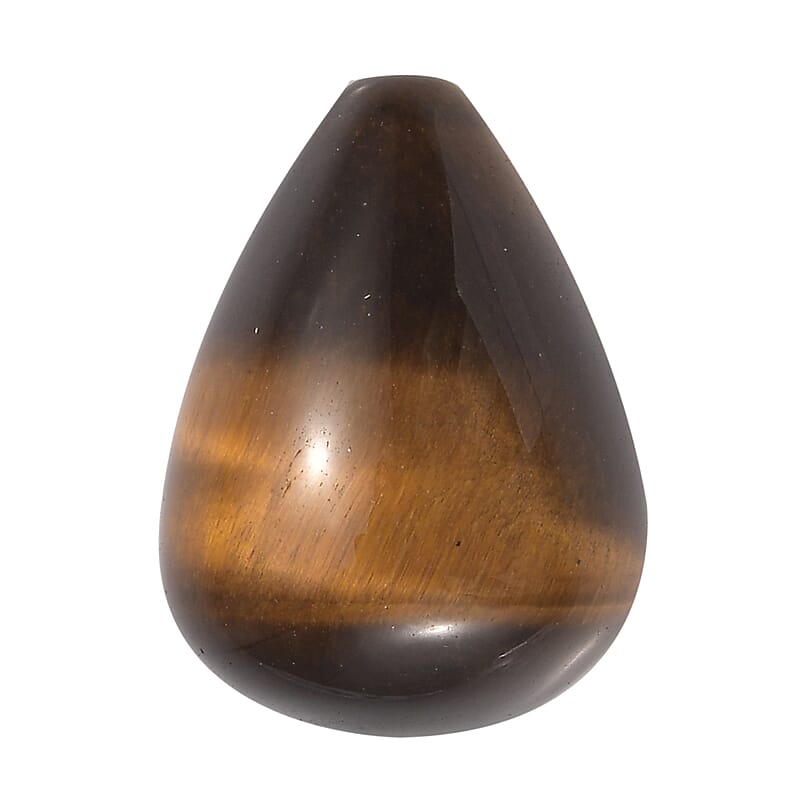 Tigers Eye (Drop 14x10 mm) 8.02 ctw Loose Gemstone