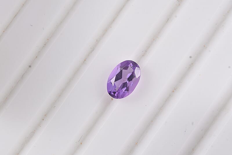 Uruguayan Amethyst (Ovl 7x5mm) 0.58 ctw Loose Gemstone
