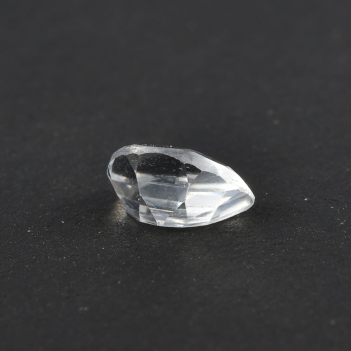 White Zircon (D_Shape 6x4 mm) 0.56 ctw Loose Gemstone image number 1