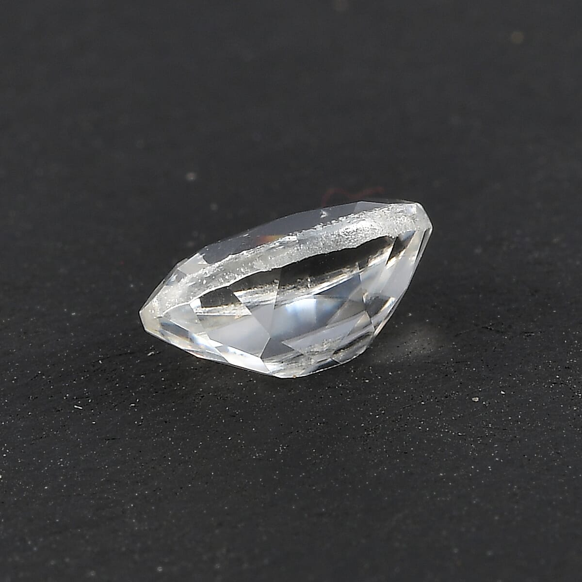 Set of 2 White Zircon (Oval 6x4 mm) 1.28 ctw Loose Gemstone image number 1