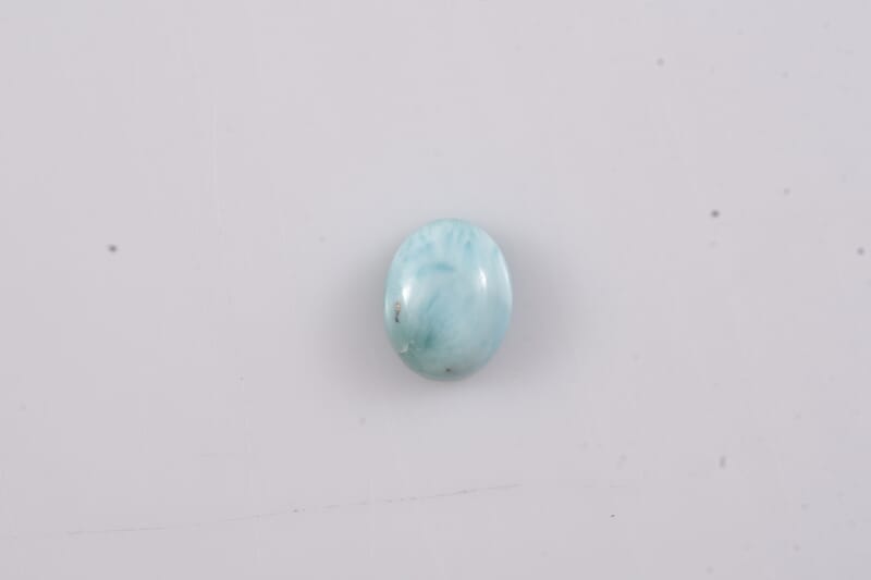 Larimar (Ovl 9x7 mm) 2.23 ctw Loose Gemstone