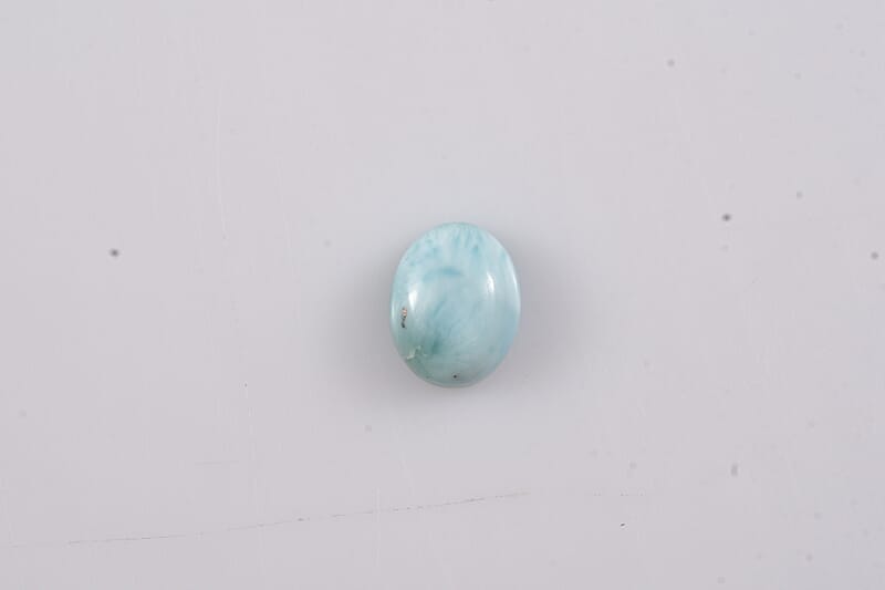 Larimar (Ovl 9x7 mm) 2.23 ctw Loose Gemstone