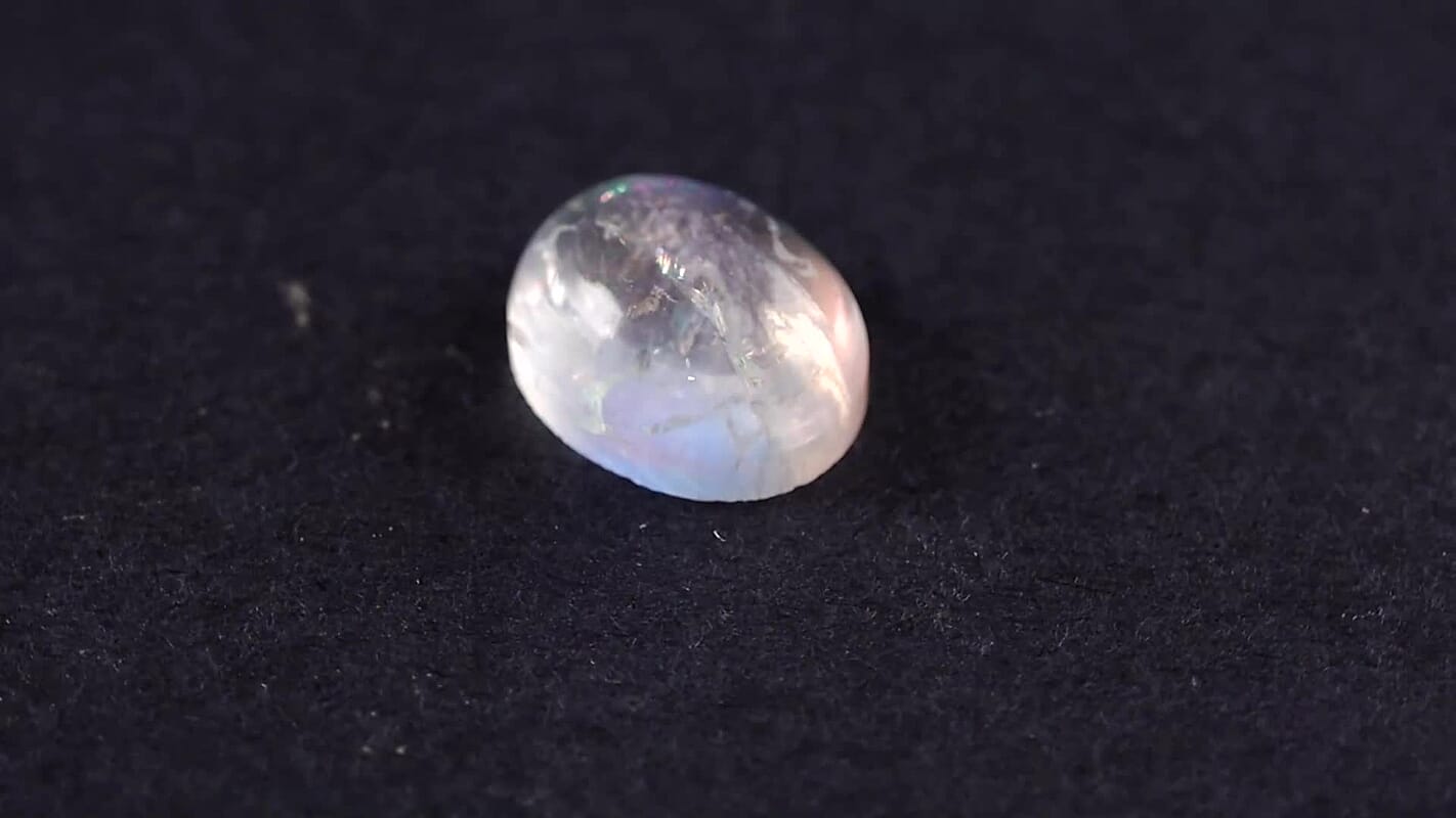 AA Rainbow Moonstone (Oval 10x8 mm) 2.31 ctw Loose Gemstone