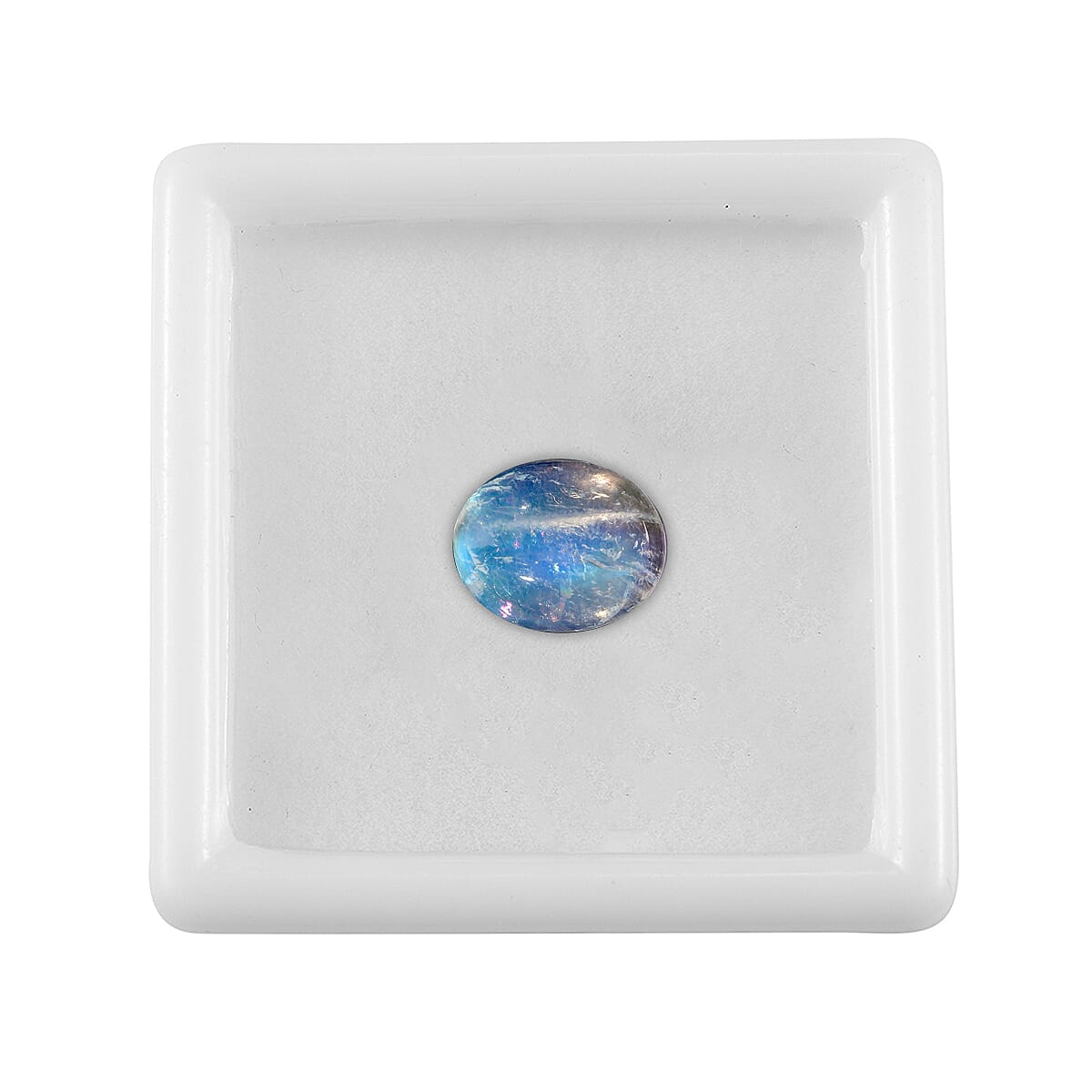 AA Rainbow Moonstone (Oval 10x8 mm) 2.31 ctw Loose Gemstone
