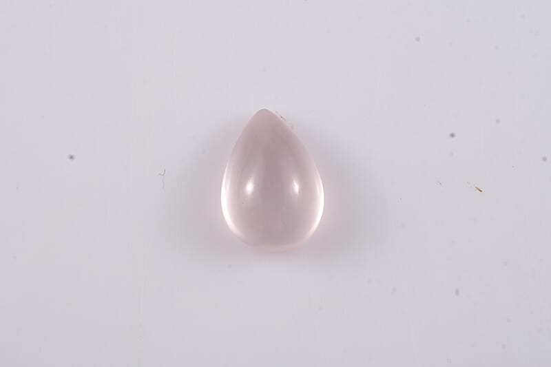 Galilea Rose Quartz (Pear 14x10 mm) 6.10 ctw Loose Gemstone