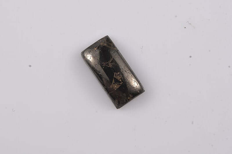 Matrix Silver Shungite (Bgt 16x8 mm) 3.82 ctw Loose Gemstone
