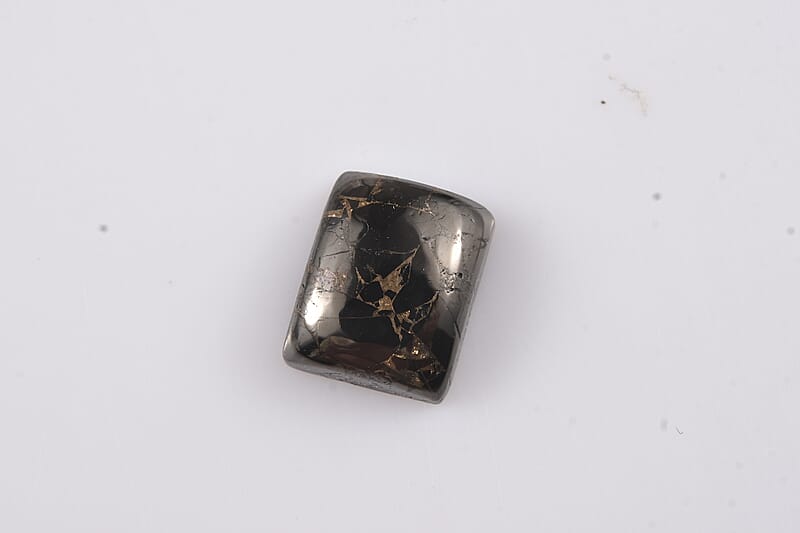 Matrix Silver Shungite (Oct 11x9 mm) 3.03 ctw Loose Gemstone