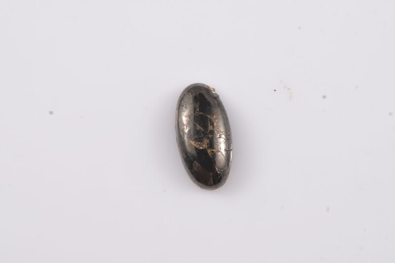 Matrix Silver Shungite (Ovl 14x7 mm) 2.23 ctw Loose Gemstone