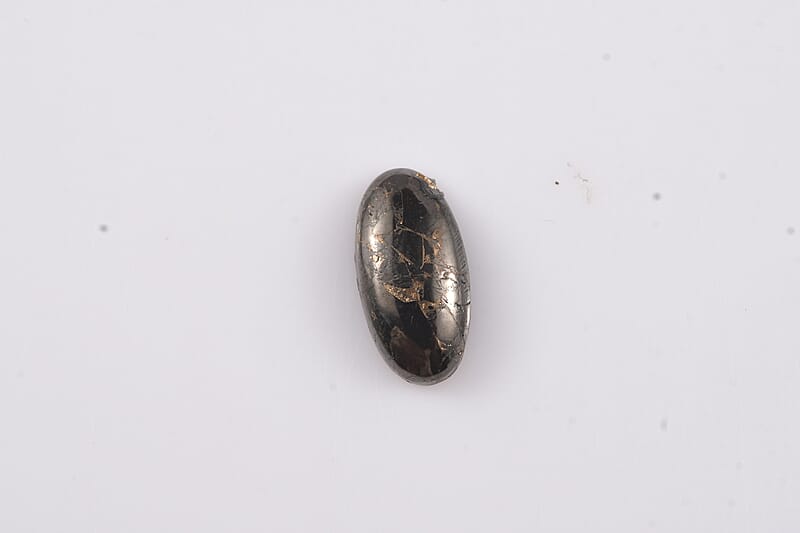 Matrix Silver Shungite (Ovl 14x7 mm) 2.23 ctw Loose Gemstone