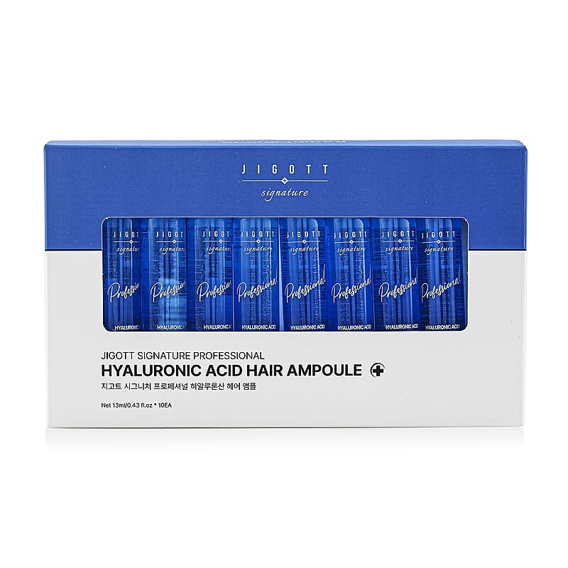 Jigott Signature Professional Hyaluronic Acid Hair Ampoule (10x 0.43oz)