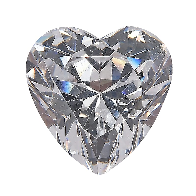 Zirconia by Swarovski (Hrt 6 mm) 1.37 ctw Loose Gemstone