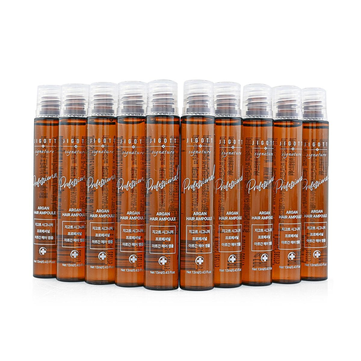 Jigott Signature Professional Argan Hair Ampoule (10x 0.43oz) image number 1