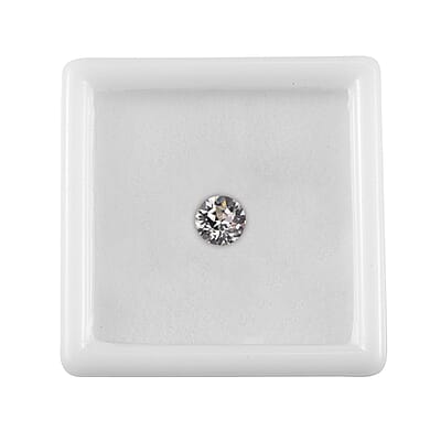White Crystal by Swarovski (Rnd 6.25 mm) 0.83 ctw Loose Gemstone