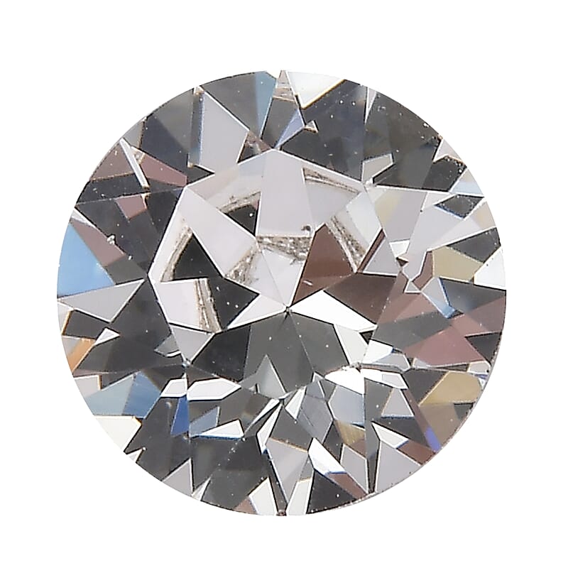 White Crystal by Swarovski (Rnd 6.5 mm) 0.85 ctw Loose Gemstone