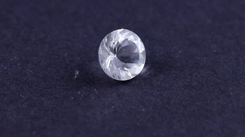 AA White Topaz (Rnd 8 mm) 1.87 ctw Loose Gemstone