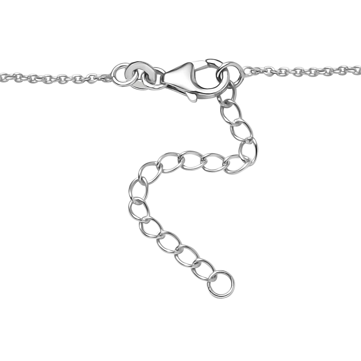 D'Joy Yellow Diamond 2.33 ctw Art Deco Elegance Necklace in Rhodium Over Sterling Silver 18 Inches image number 4